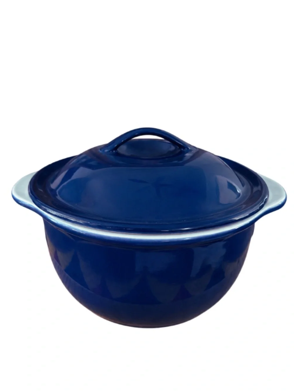 Corelle Coordinates Cobalt Blue 1.5 Qt Covered Stoneware Casserole Dish w/Lid